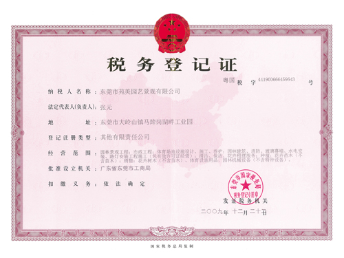 稅務(wù)登記(國)